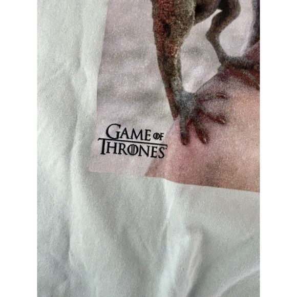 Game Of Thrones House Of Dragon White T Shirt Size Large - Picture 6 of 9